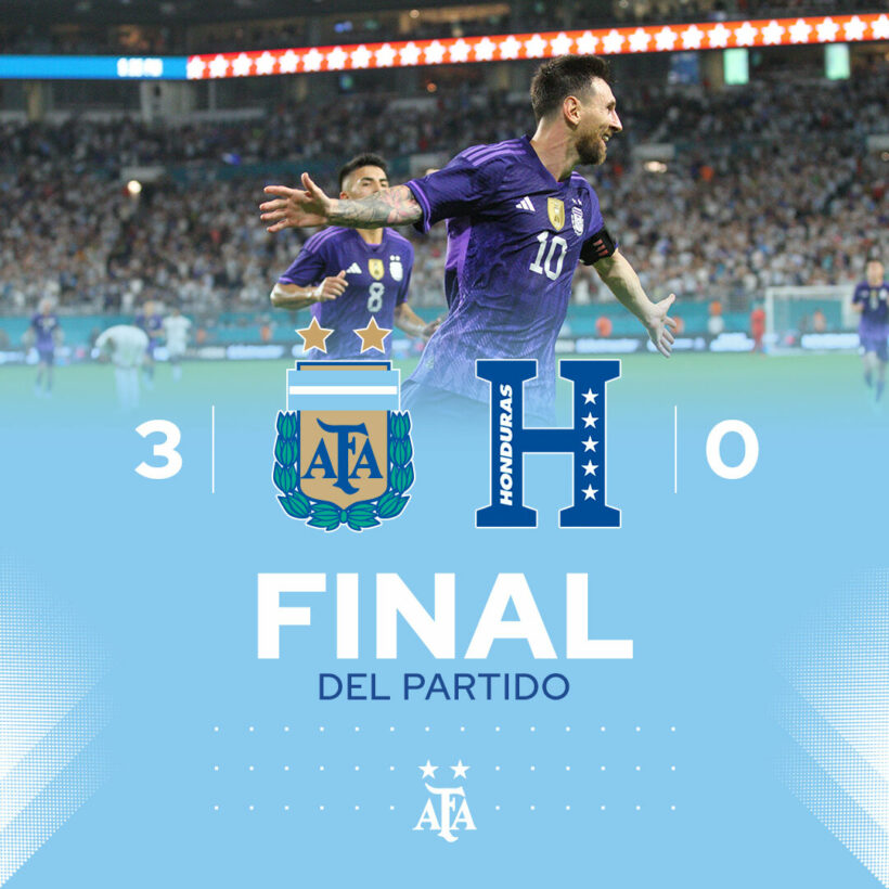 ผลบอลล่าสุด อาร์เจนตินา ฮอนดูรัส