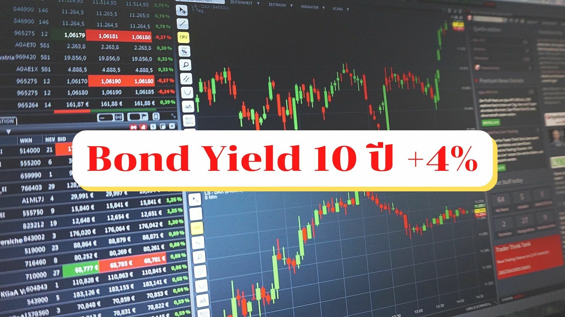 Bond Yield 10 ปี +4%