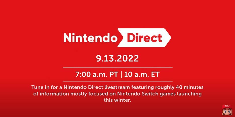 Nintendo Direct 2022