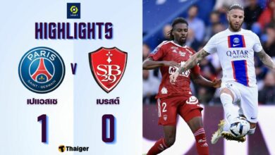 ผลบอลเมื่อคืนนี้ ลีกเอิง เปแอสเช เบรสต์