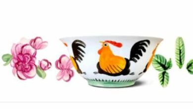 ชามตราไก่จากลำปาง