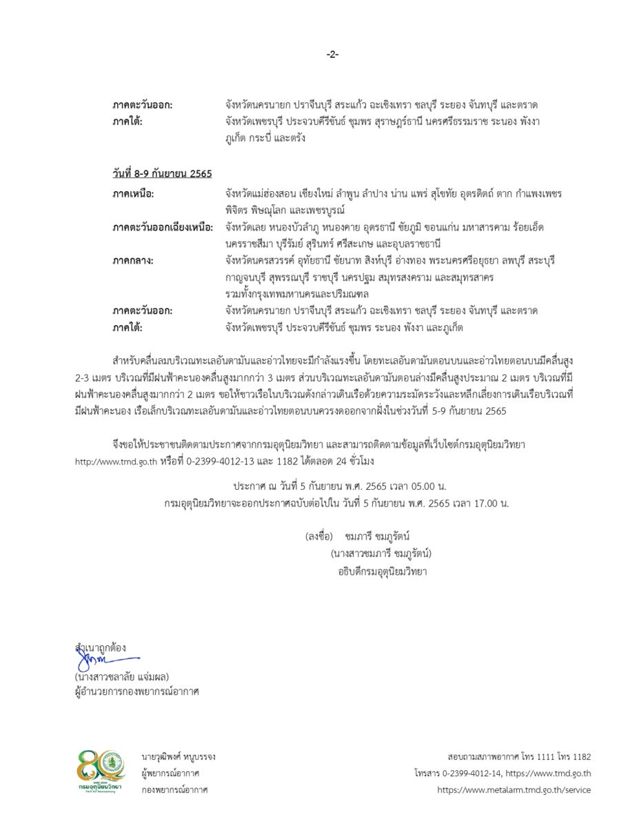 ฝนตกหนักทั่วประเทศไทย