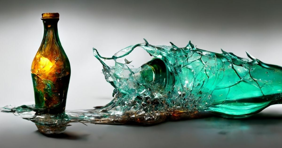 ฝันเห็นขวดแตก