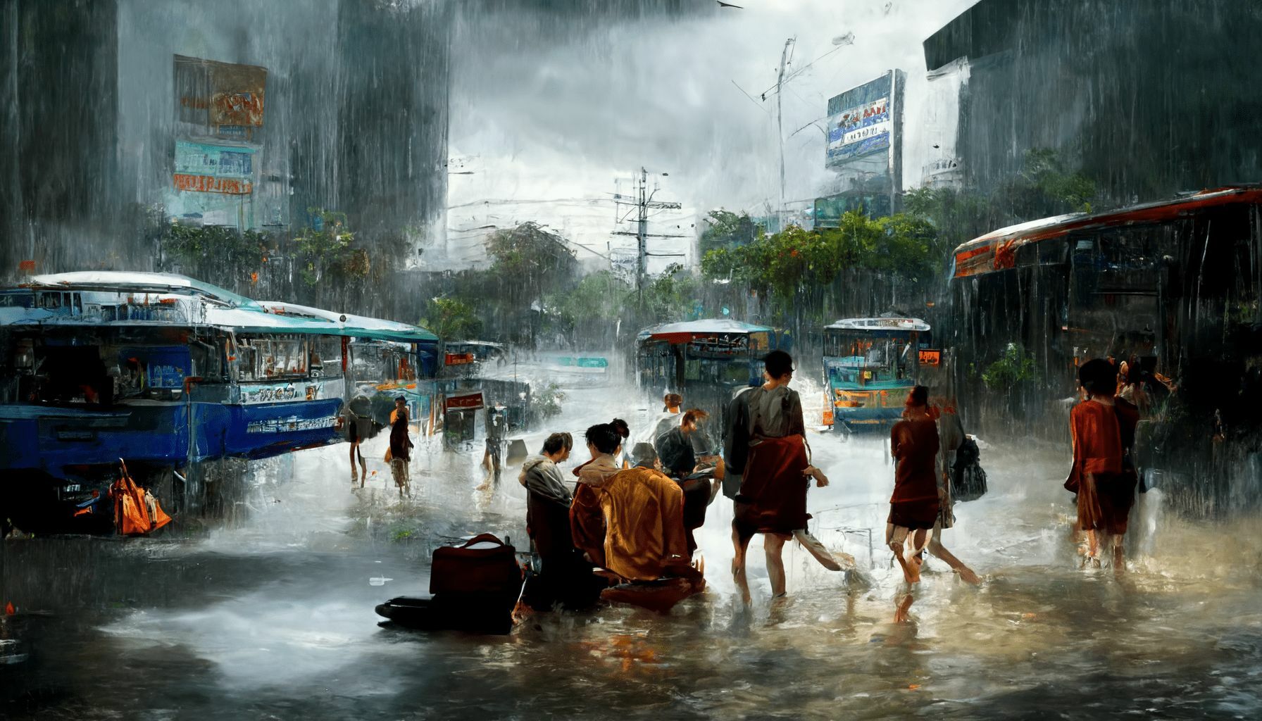 ฝันว่าฝนตกใส่ตัวเอง