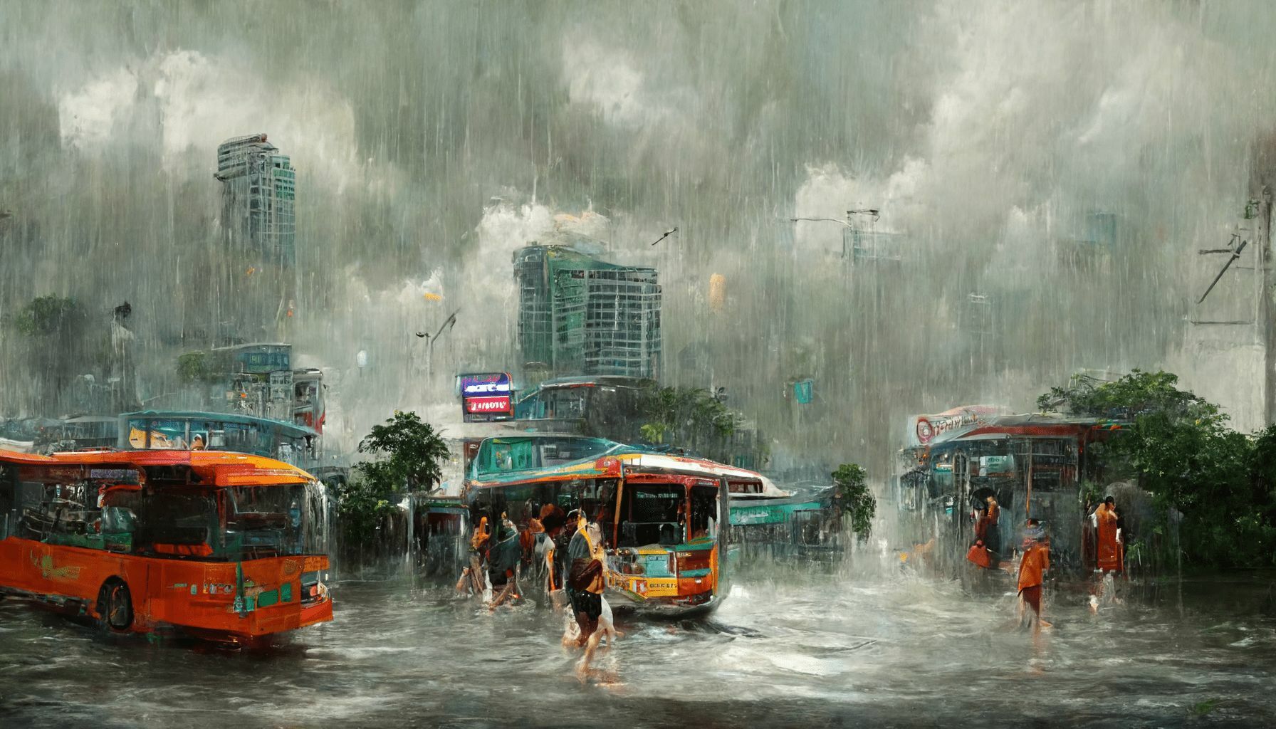 ฝันว่าฝนตกใส่บ้าน