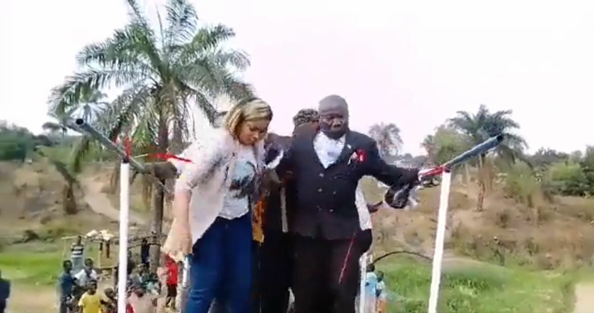 พิธีเปิดสะพานคองโกใหม่