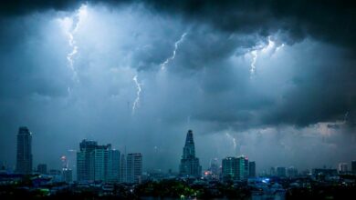 พื้นที่ฝนตก