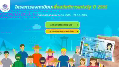 วิธีลงทะเบียนบัตรสวัสดิการแห่งรัฐ 2565 ออนไลน์