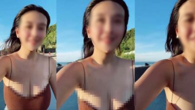 สาวหมวย ขี่มอไซค์ถ่ายเซลฟี่