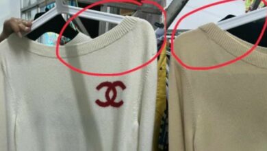 ส่งซักเสื้อ chanel สีตก