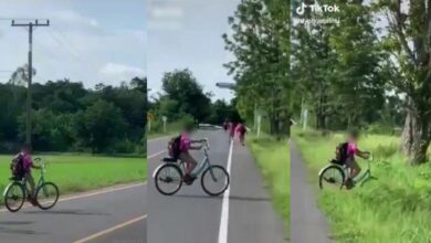 เด็กขี่จักรยาน คลิปไวรัล
