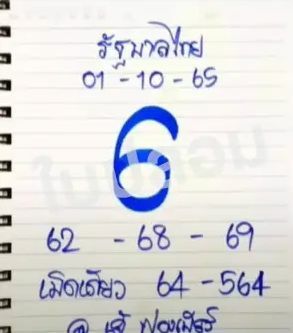 เลขเด็ดเจ๊ฟองเบียร์ 1 10 65 ใบปลอม
