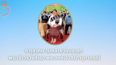 8 ตุลาคม วันคล้ายวันประสูติ พระเจ้าวรวงศ์เธอ พระองค์เจ้าสิริภาจุฑาภรณ์