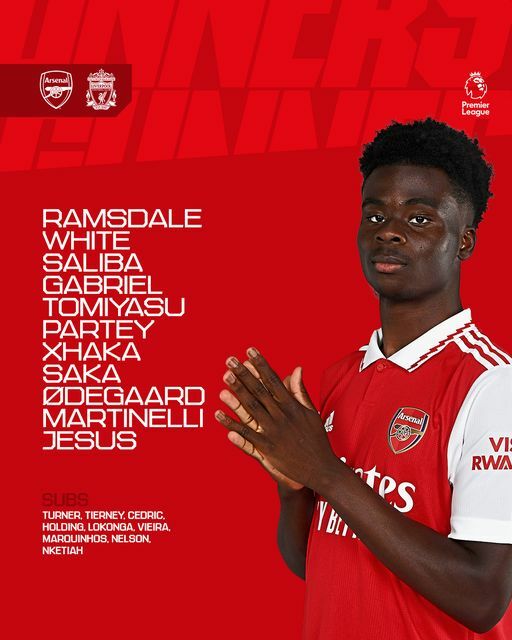 11 ตัวจริง อาร์เซน่อล ลิเวอร์พูล