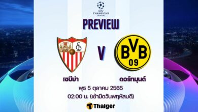 ดูบอลสด ยูฟ่า แชมเปี้ยนส์ลีก เซบีย่า ดอร์ทมุนด์
