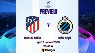 ดูบอลสด แชมเปี้ยนส์ลีก แอต.มาดริด คลับ บรูช