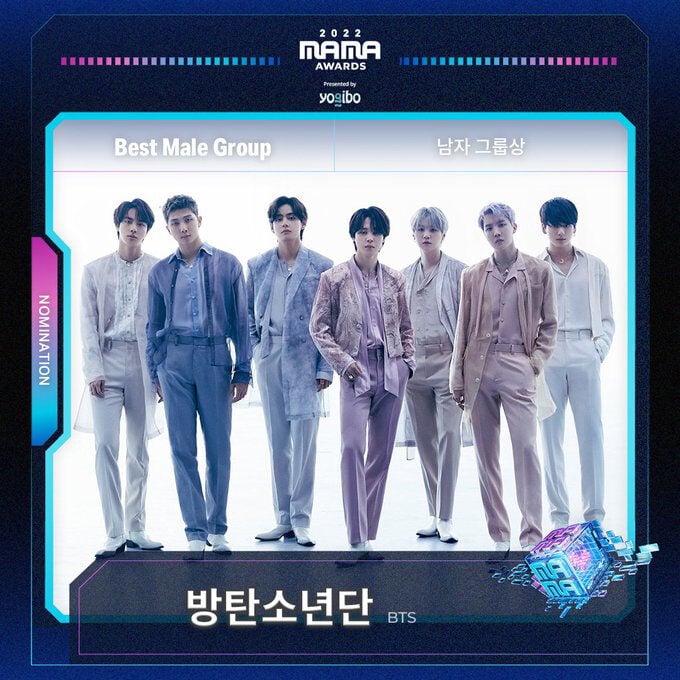 รายชื่อผู้เข้าชิงรางวัล MAMA2022