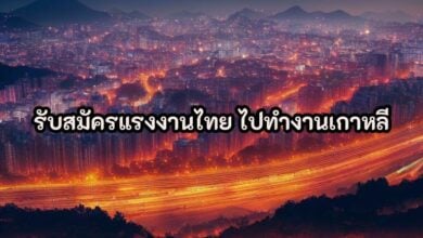 สมัครทำงานเกาหลี 2565