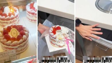 สรุปดราม่า ทิ้งเค้กลงถังขยะ