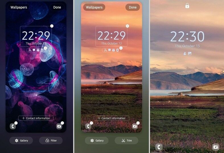 สรุปฟีเจอร์ ONE UI 5 Samsung หน้าจอล็อก