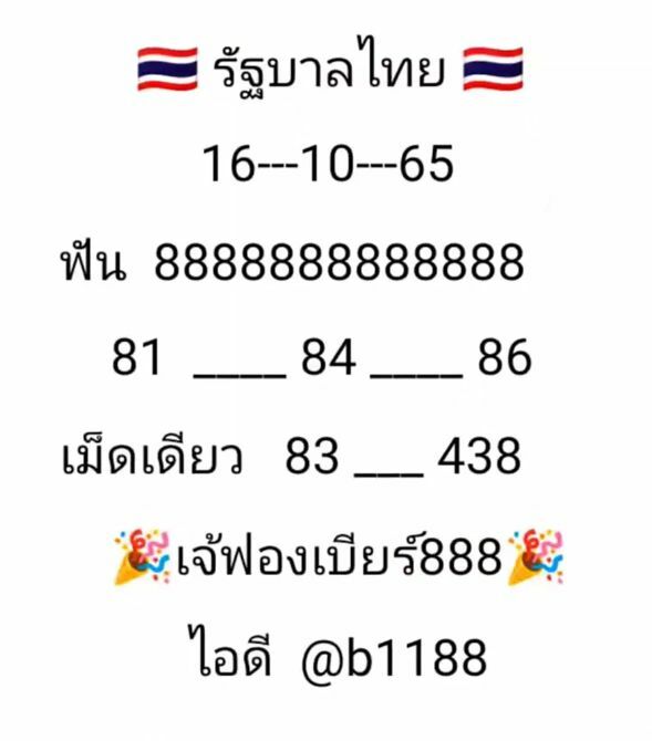 เลขเด็ด เจ๊ฟองเบียร์ 16 10 65