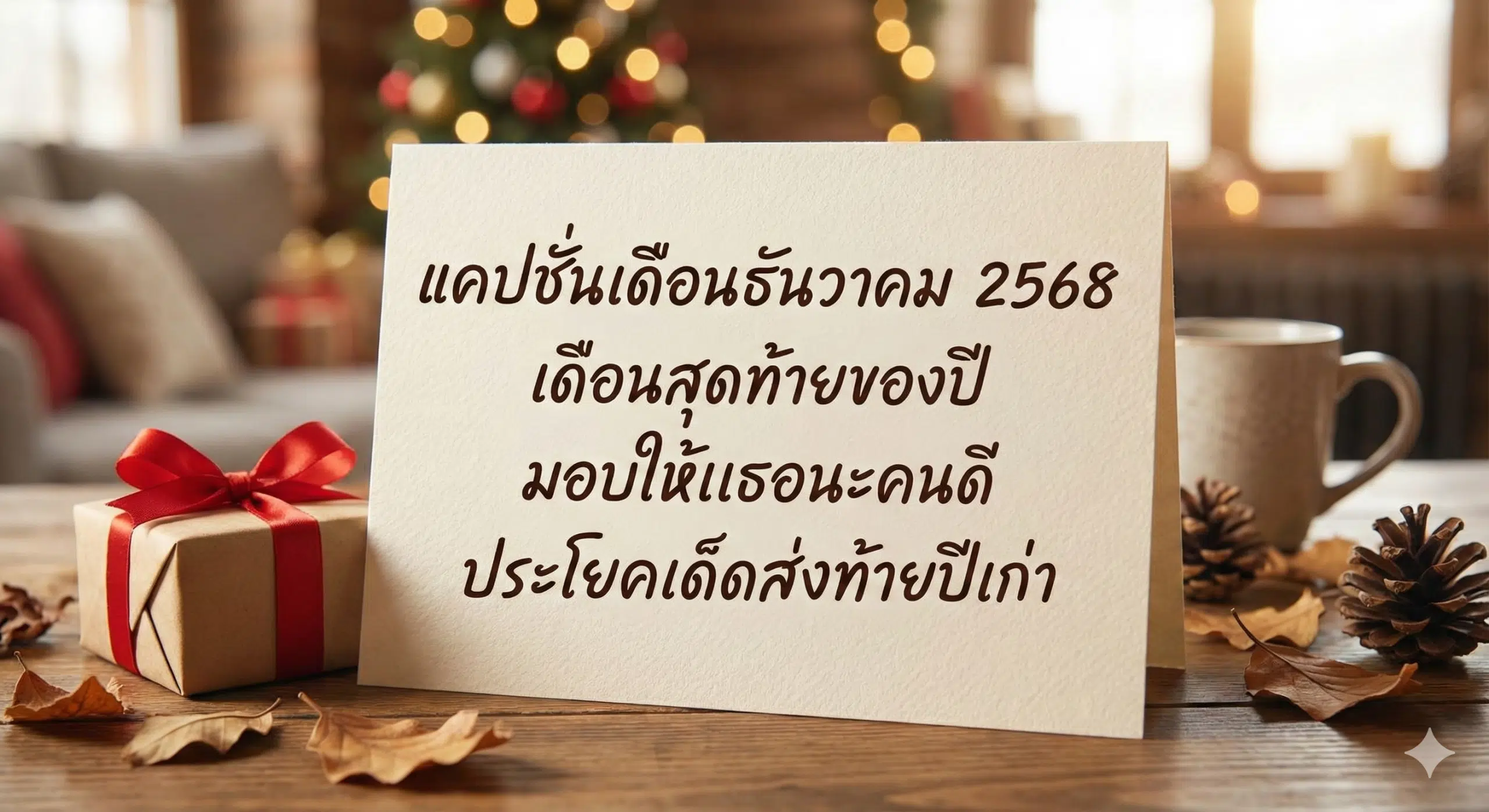 เดือนธันวาคมปีนี้มาพร้อมกับคำคมโดนใจสำหรับคนเหงา