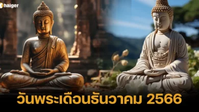วันพระไทยเดือนธันวาคม 2566