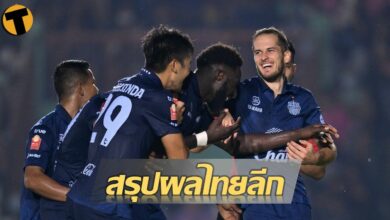 สรุปผลบอล ตารางคะแนน รีโว่ ไทยลีก