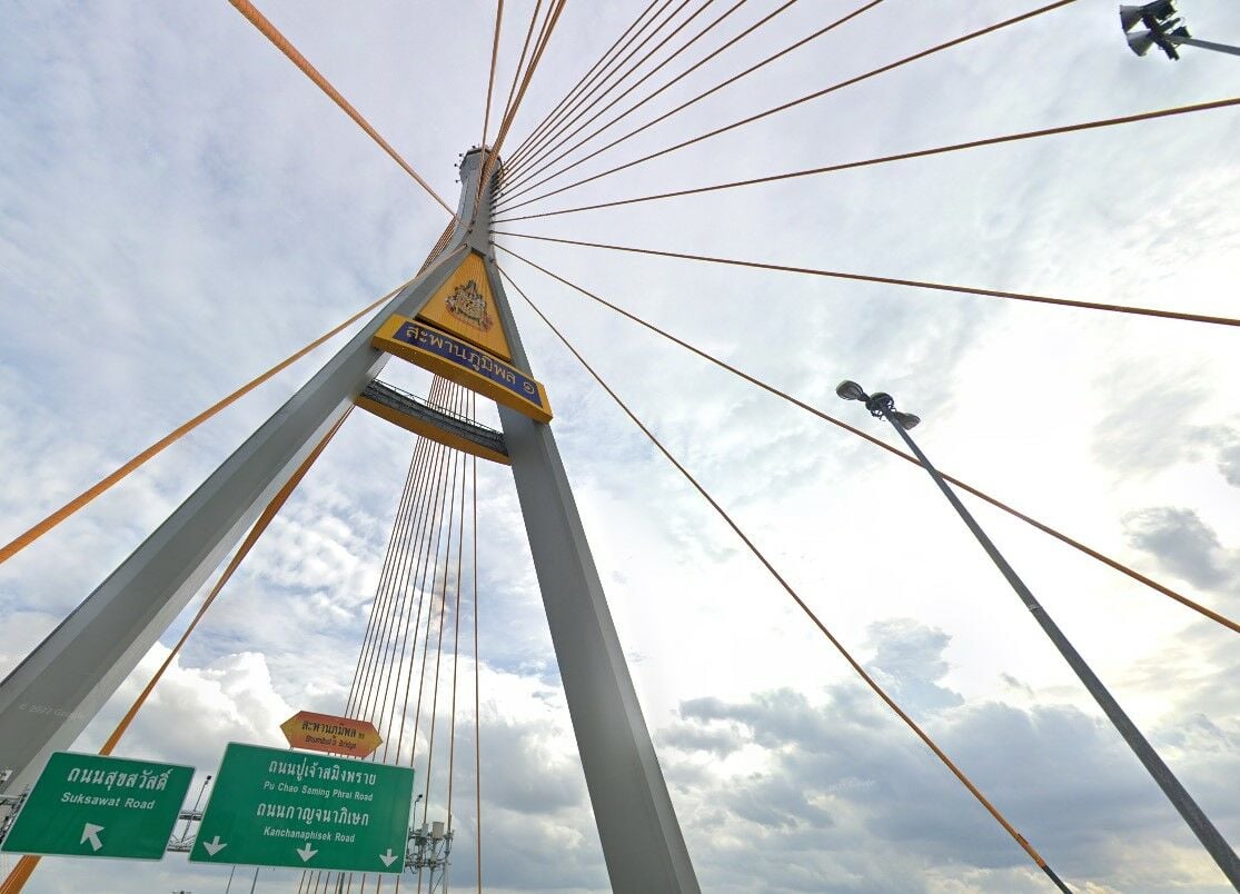 สะพานภูมิพล 1 ประดับไฟงานลอยกระทง 2565