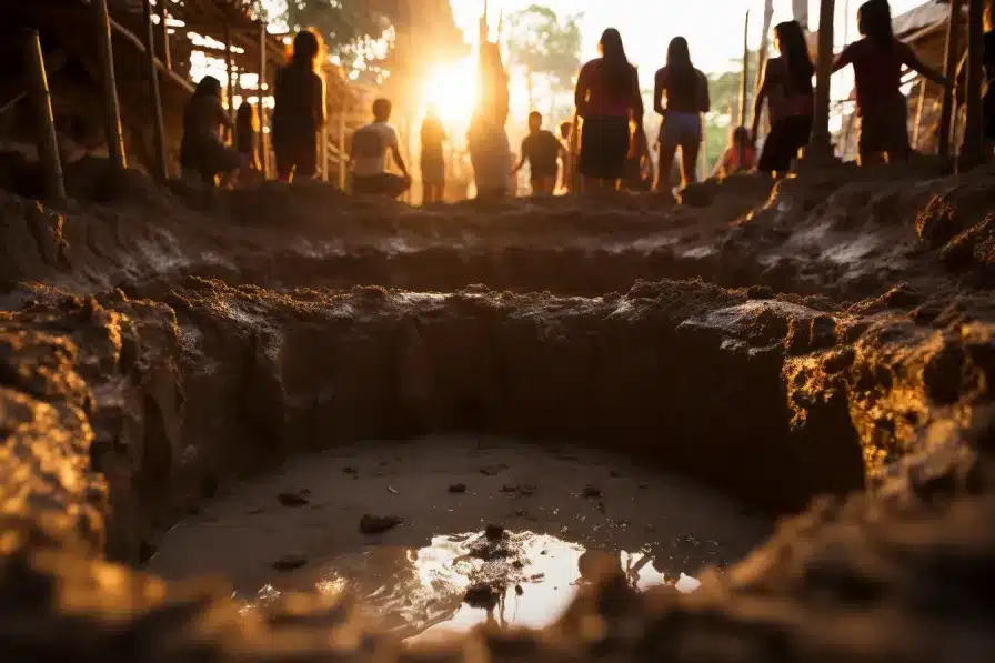 ฤกษ์ลงเสาเอก การตอกเสาเข็ม วางศิลา