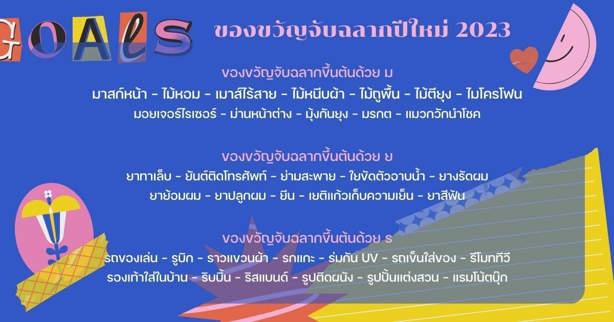 ไอเดียของขวัญ จับฉลาก 2565