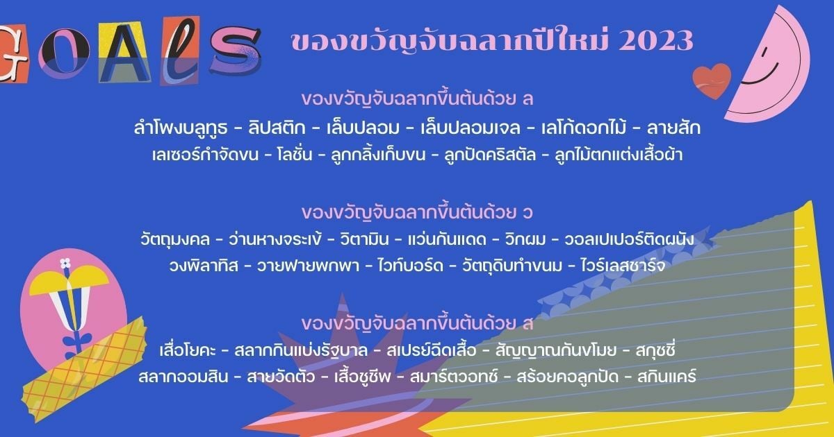 ไอเดียของขวัญ จับฉลาก 2565