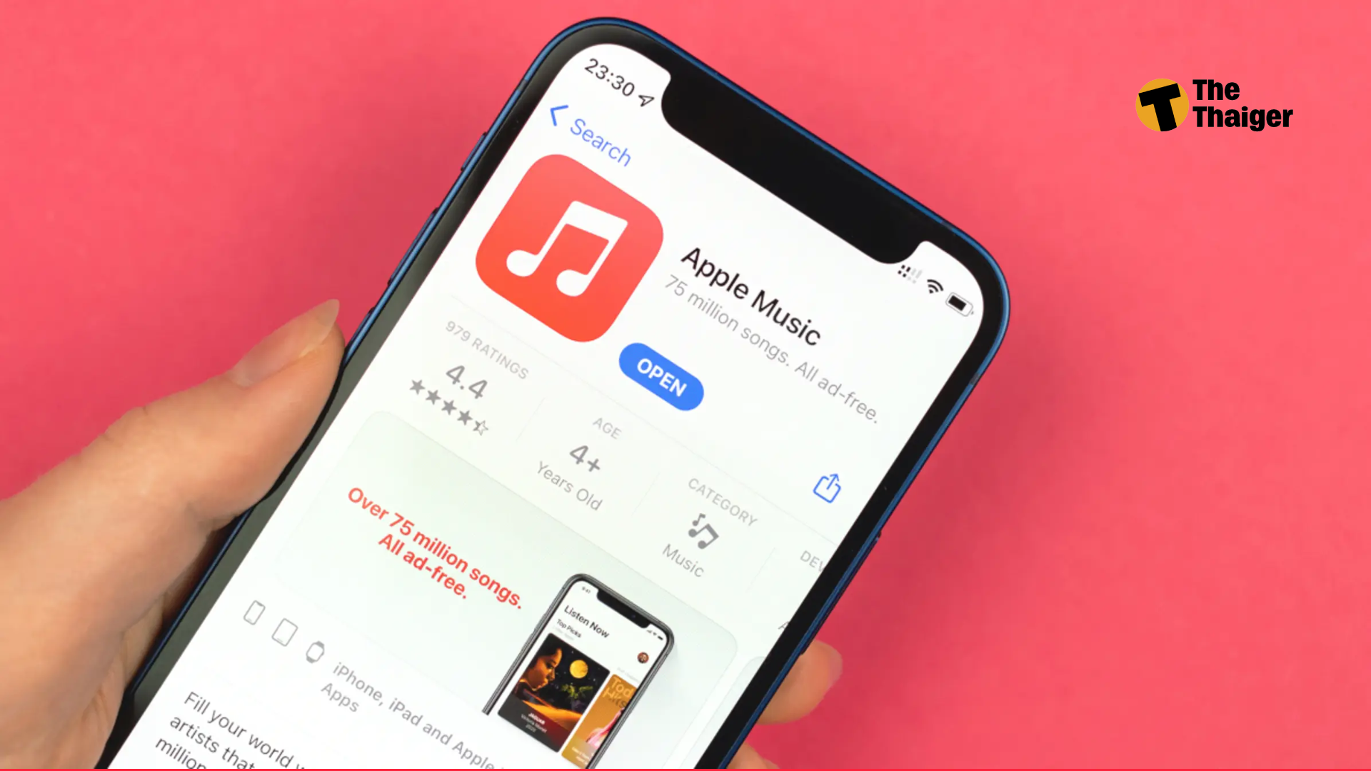 Apple Music ใช้ฟรี 4 เดือน