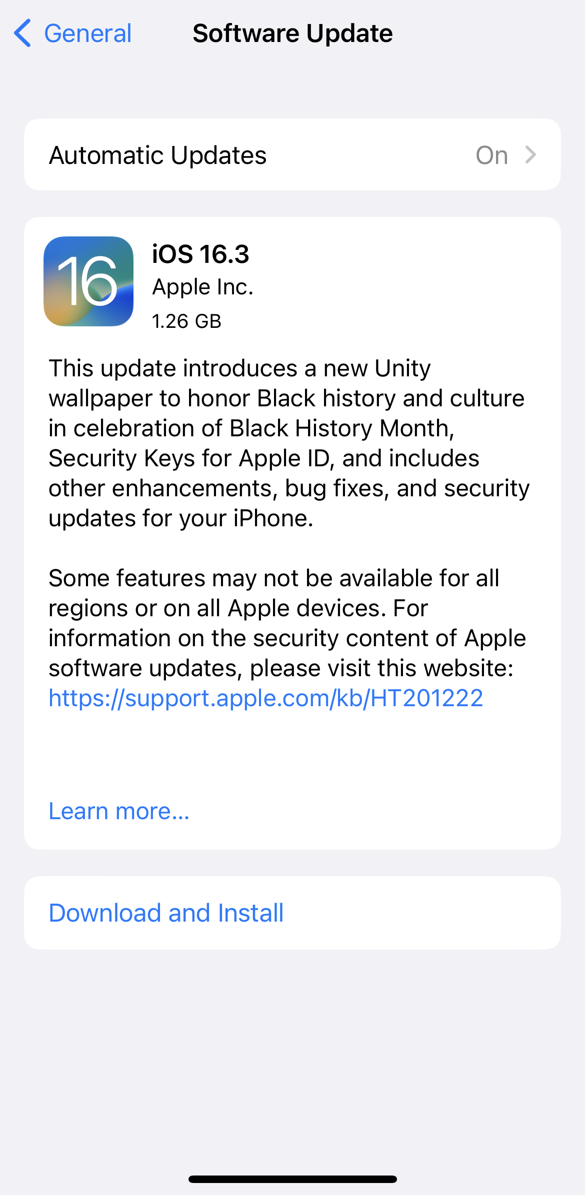 IOS 16.3 มีอะไรใหม่