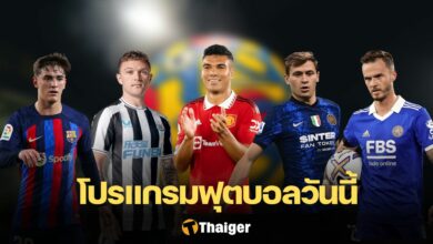 โปรแกรมบอลวันนี้ ลิงก์ดูบอลสด 10 มกราคม