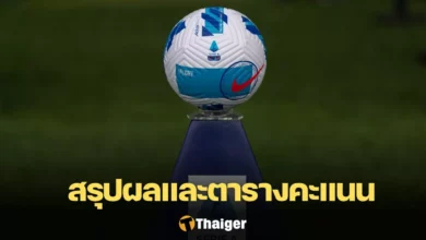 ตารางคะแนน กัลโช่ เซเรียอา 16