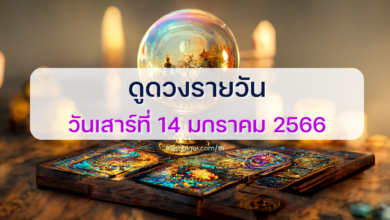 ดูดวงรายวัน 14 มกราคม 2566