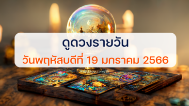 ดูดวงรายวัน 19 มกราคม 2566