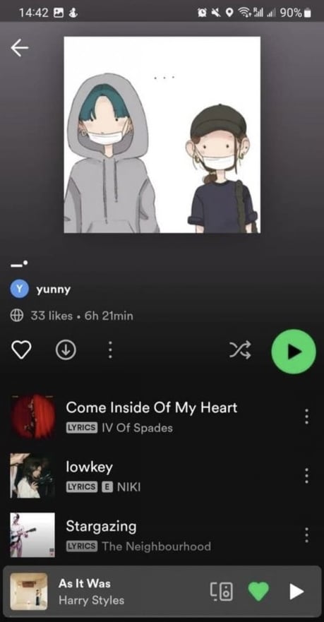 ยอนจุน ยุนจิน เดท Spotify