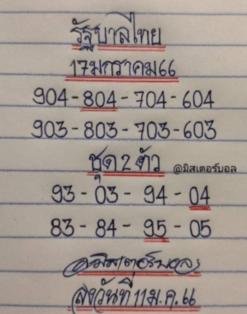 หวยมิสเตอร์บอล