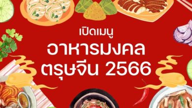 อาหารมงคลวันตรุษจีน 2023