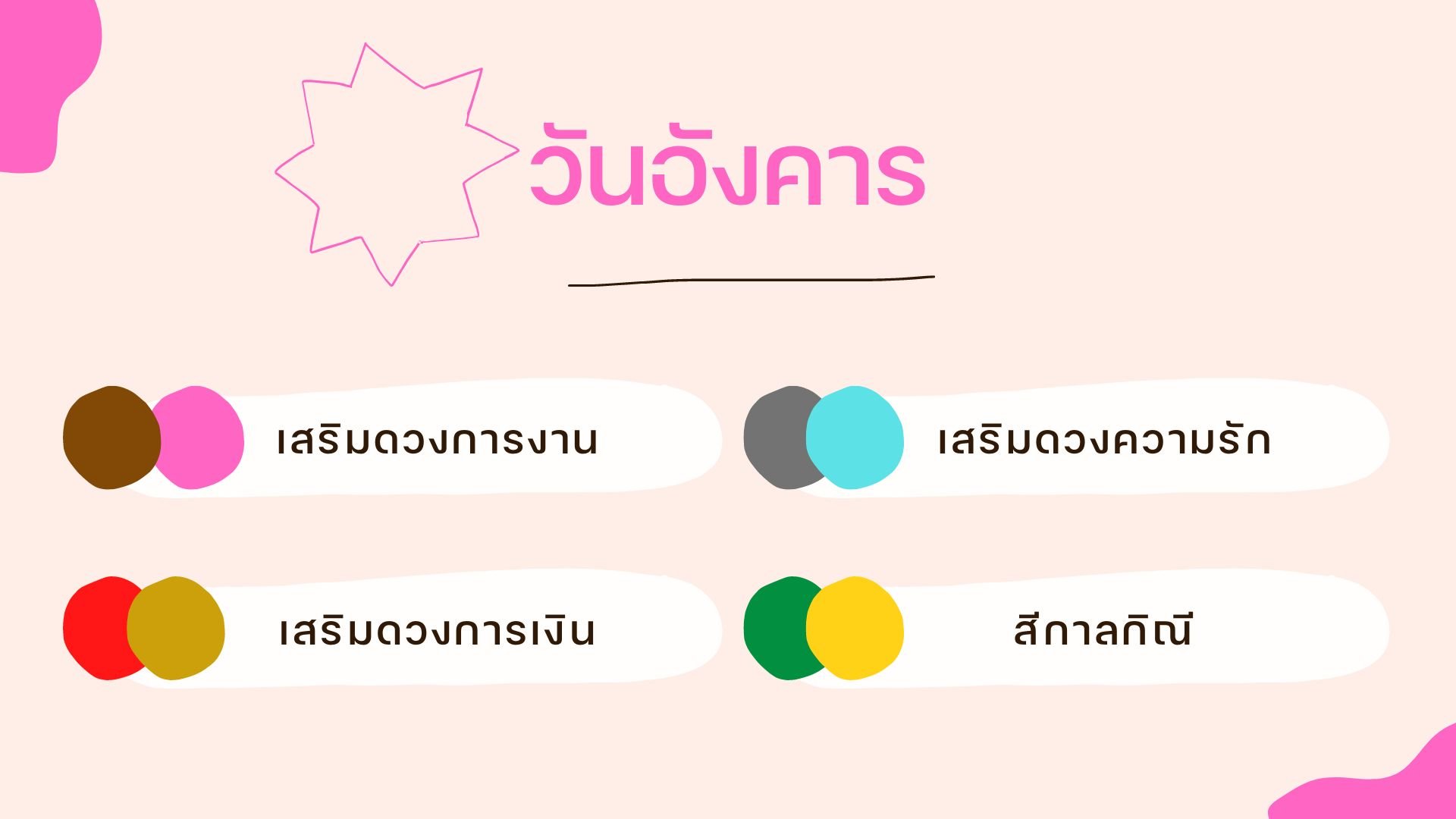 เสื้อสีมงคลวันอังคาร 2566