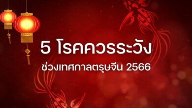 โรคควรระวัง ตรุษจีน 2566