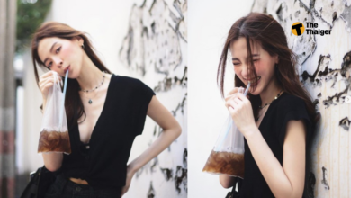 ใบเฟิร์น กินน้ำอัดลมใส่ถุง