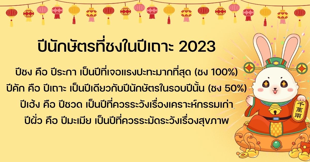 ไหว้ปีชง ตรุษจีน 2566