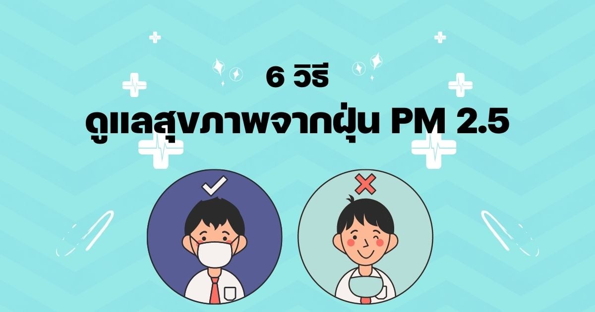 6 วิธีดูแลสุขภาพจากฝุ่น Pm 2.5 ป้องกันตัวเอง ในช่วงวิกฤติหมอกควัน