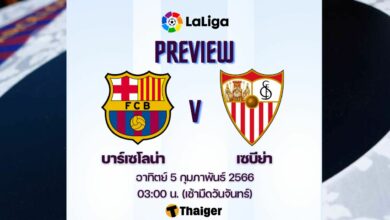 ดูบอลสด ลาลีกา สเปน บาร์เซโลน่า เซบีย่า
