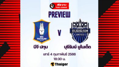 ดูบอลสด บีจี ปทุม บุรีรัมย์