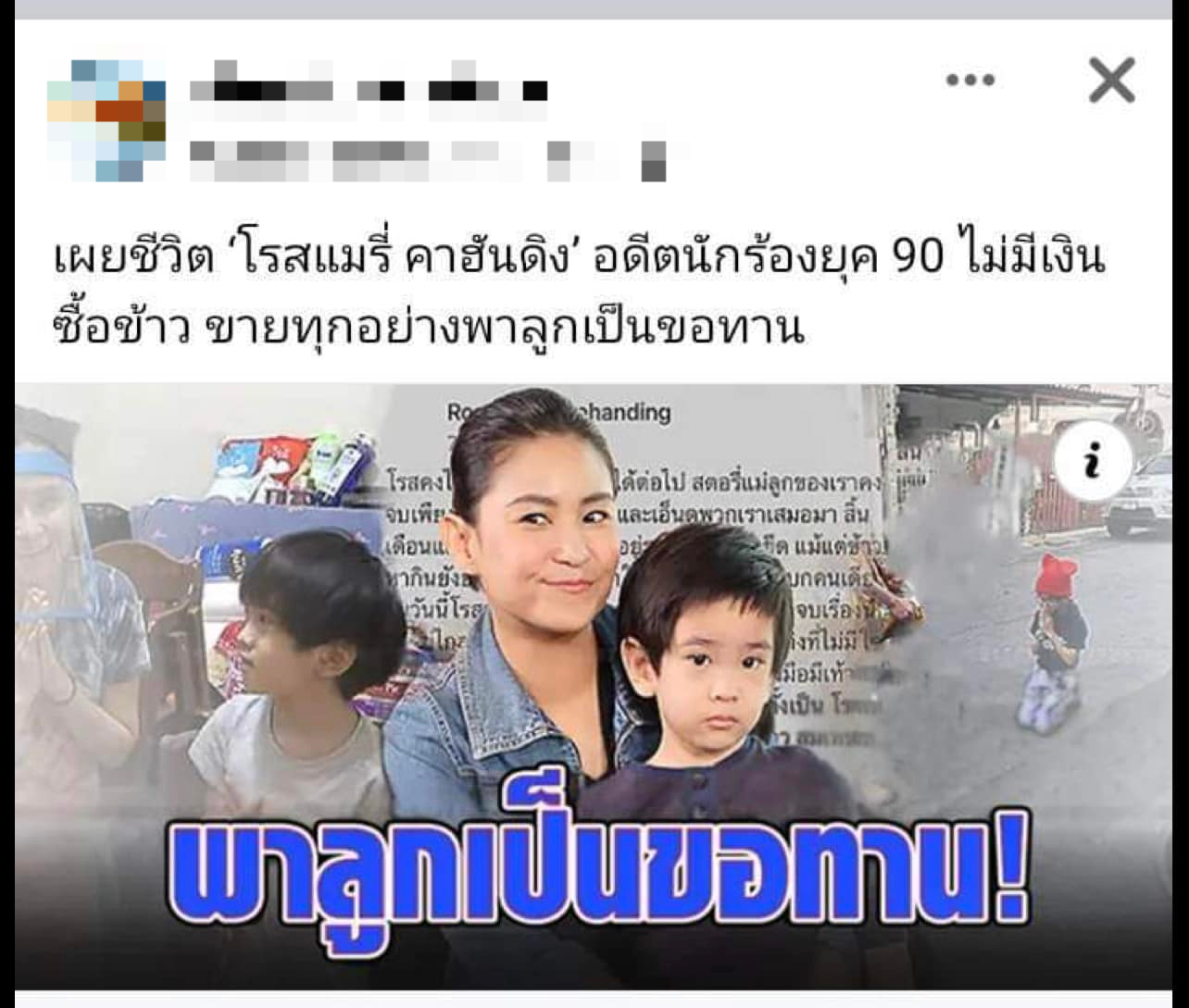 โรสแมรี่ พาลูกเป็นขอทาน