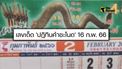 ปฏิทินคำชะโนด 16 ก.พ. 66